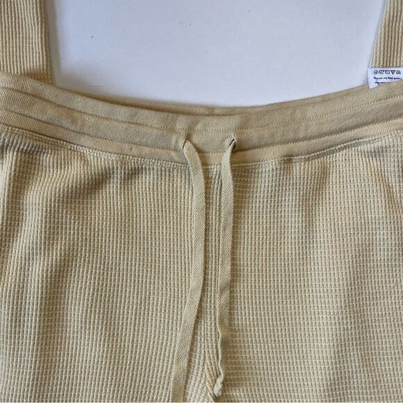 Aritzia Tna Waffle Jogger Butter Yellow Small - Picture 8 of 14